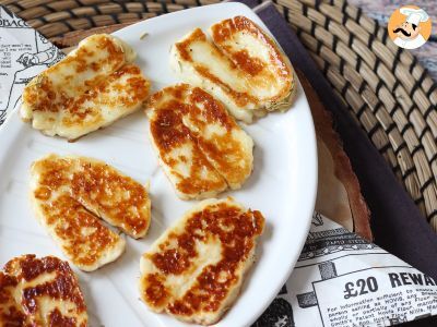 Queso halloumi agridulce a la sartén con miel y romero - foto 4