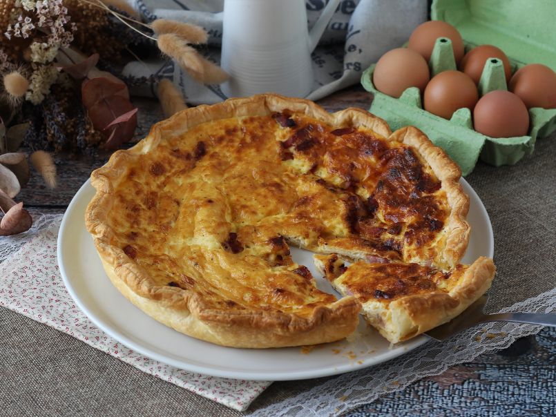 Quiche lorraine, receta original - foto 7