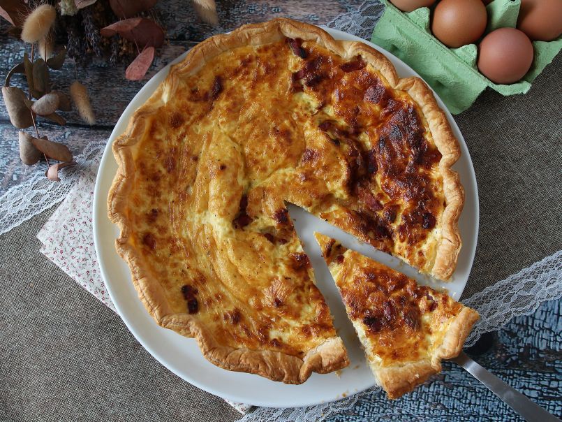 Quiche lorraine, receta original - foto 5