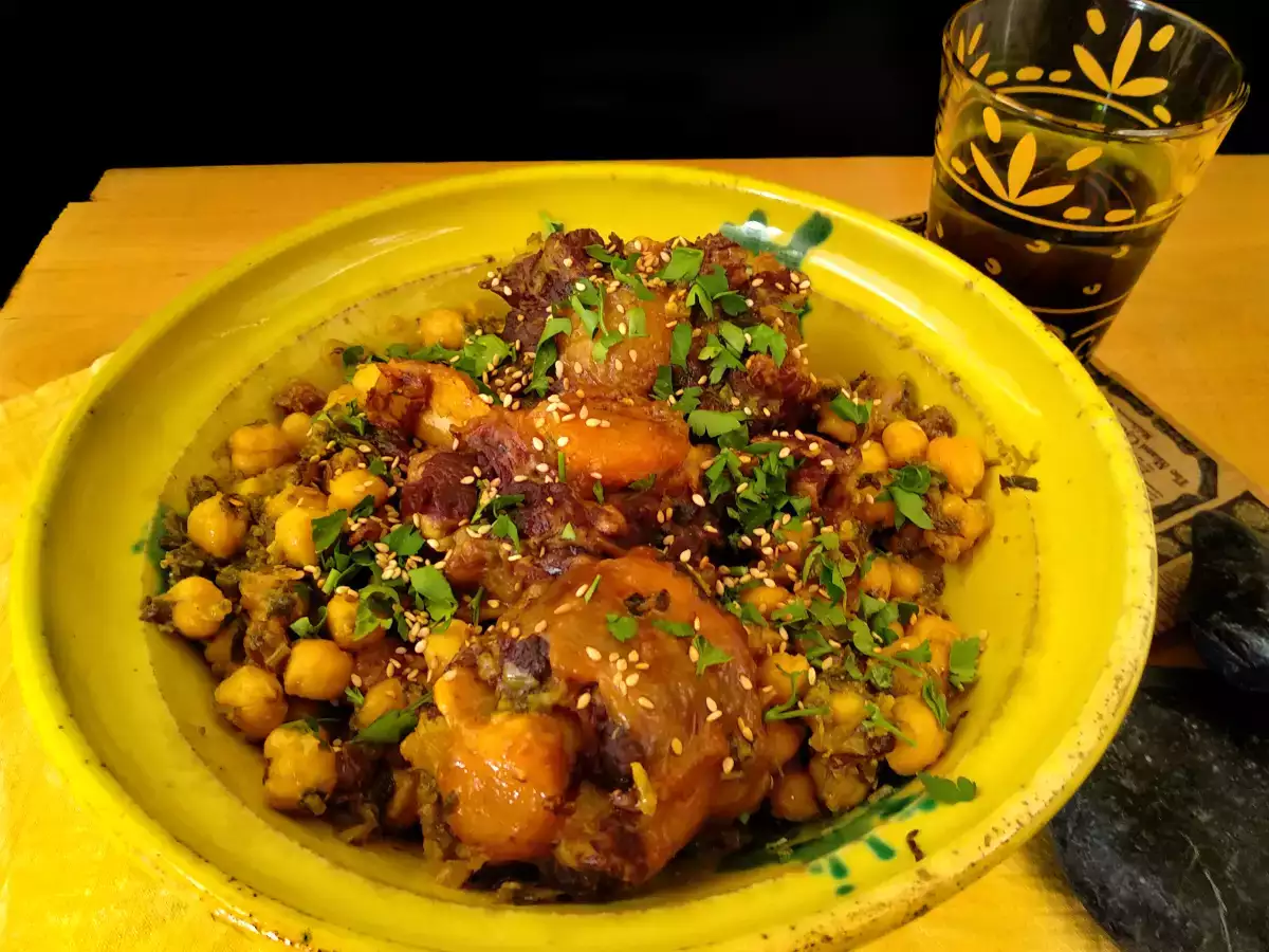 Rabo de ternera con garbanzos {receta marroquí} - foto 2