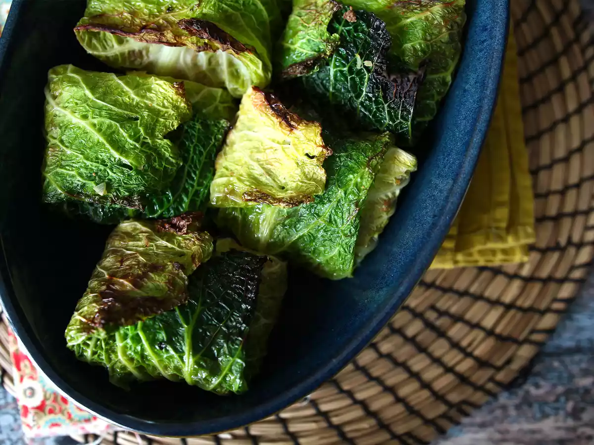 Rollos de col rellenos de carne picada - foto 2