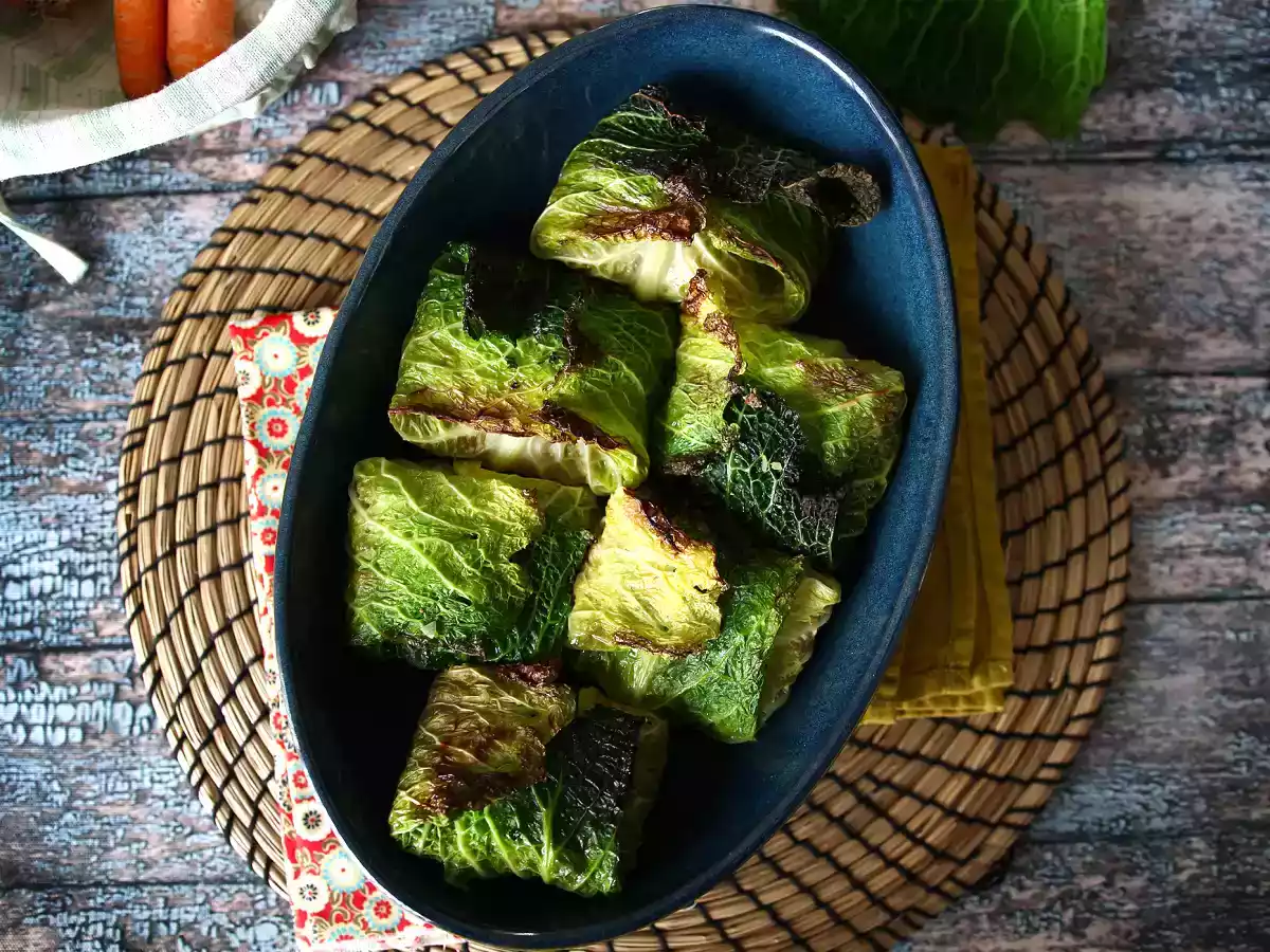 Rollos de col rellenos de carne picada - foto 5