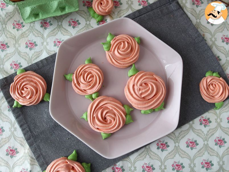Rosas de merengue, una receta sofisticada y deliciosa - foto 5