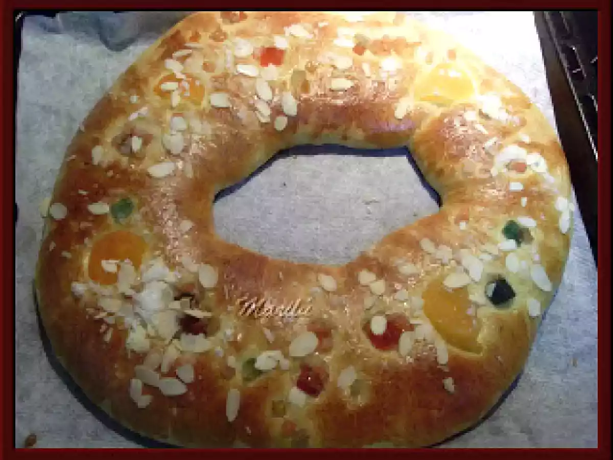Roscón de reyes con fruta escarchada - foto 7