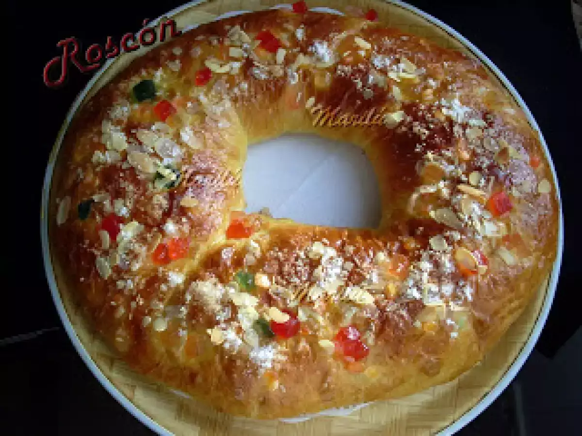 Roscón de reyes con fruta escarchada - foto 8