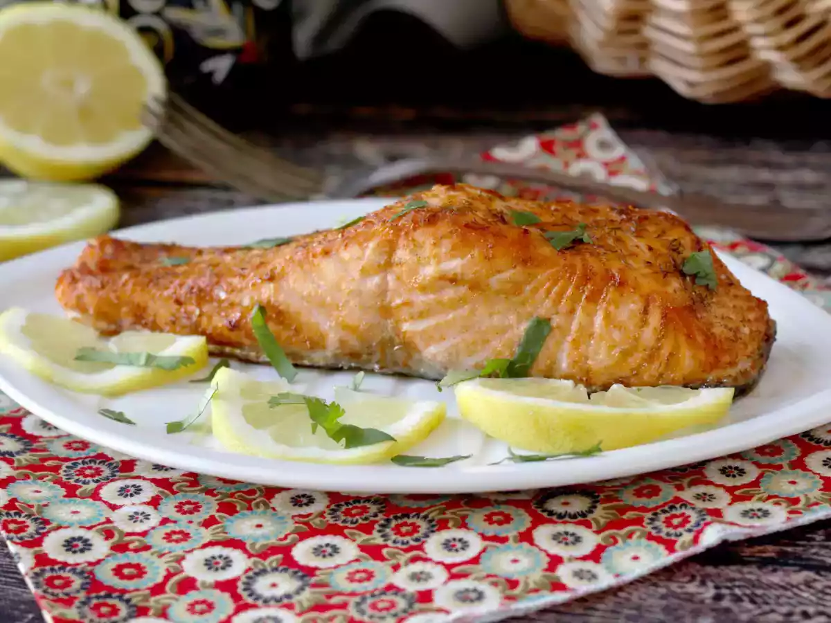 Salmón en freidora de aire: saludable y rico en sabor - foto 4