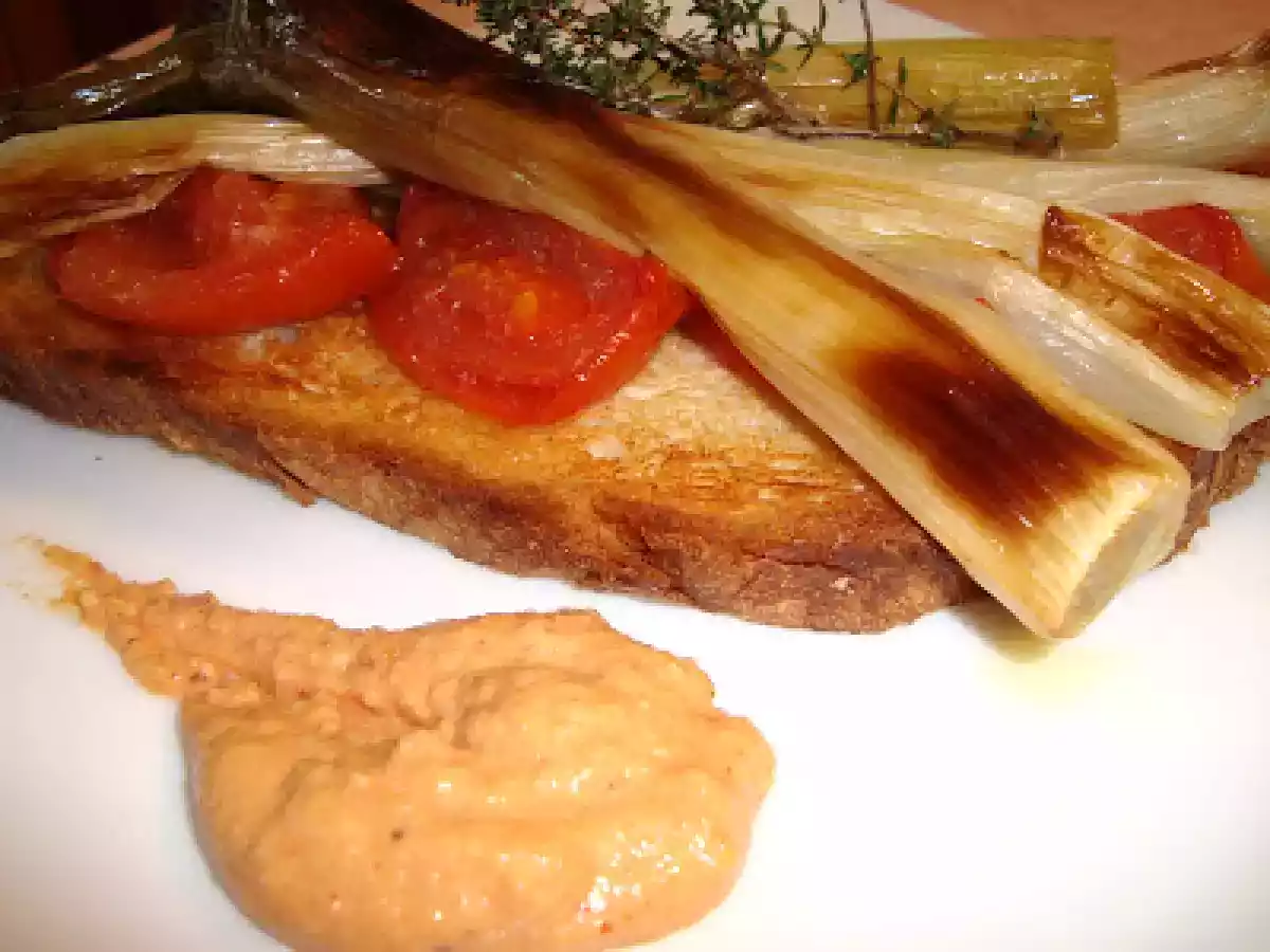 Salsa romesco y Calçots