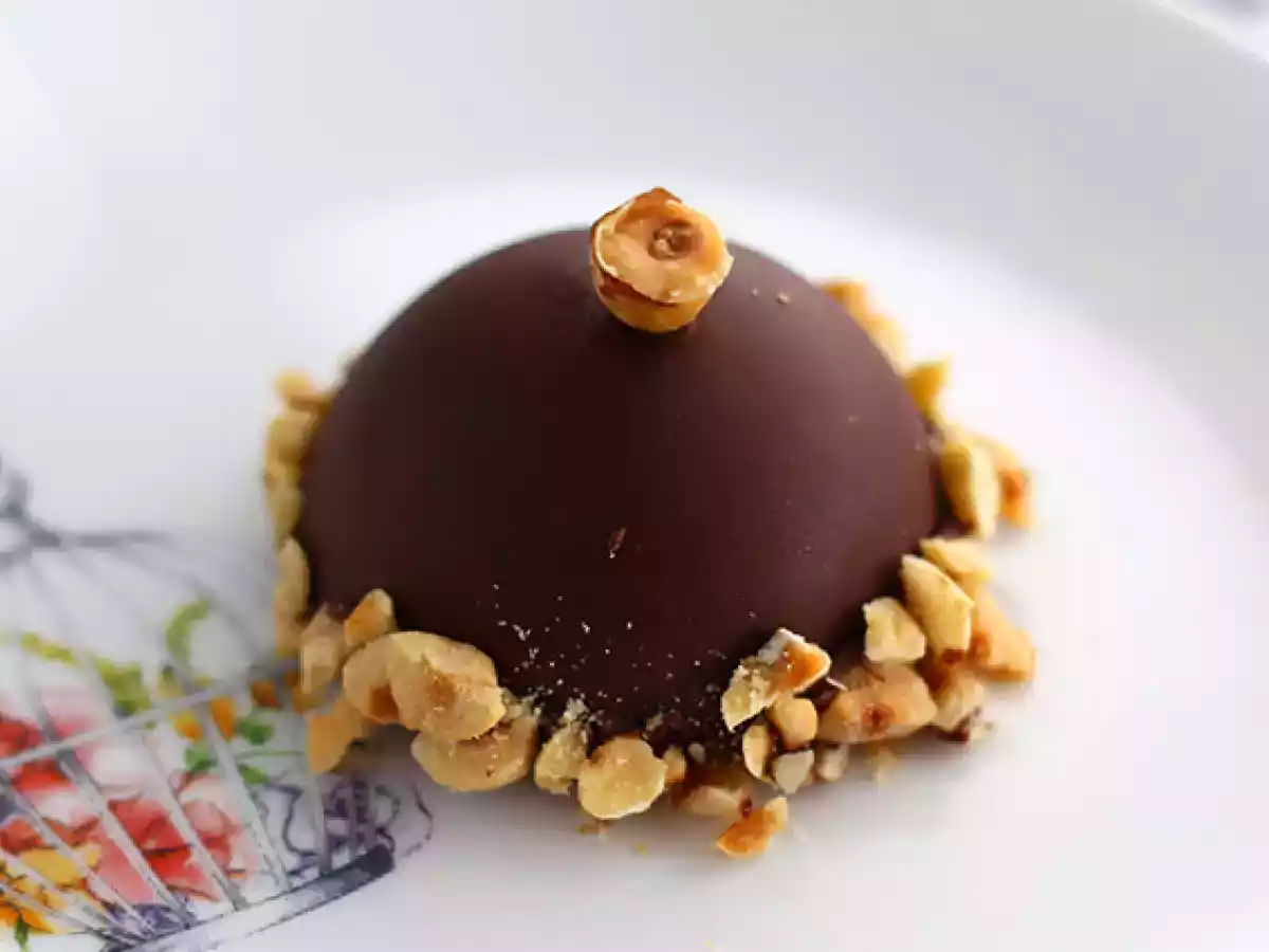 Semi esferas de chocolate sabor ferrero rocher - foto 3