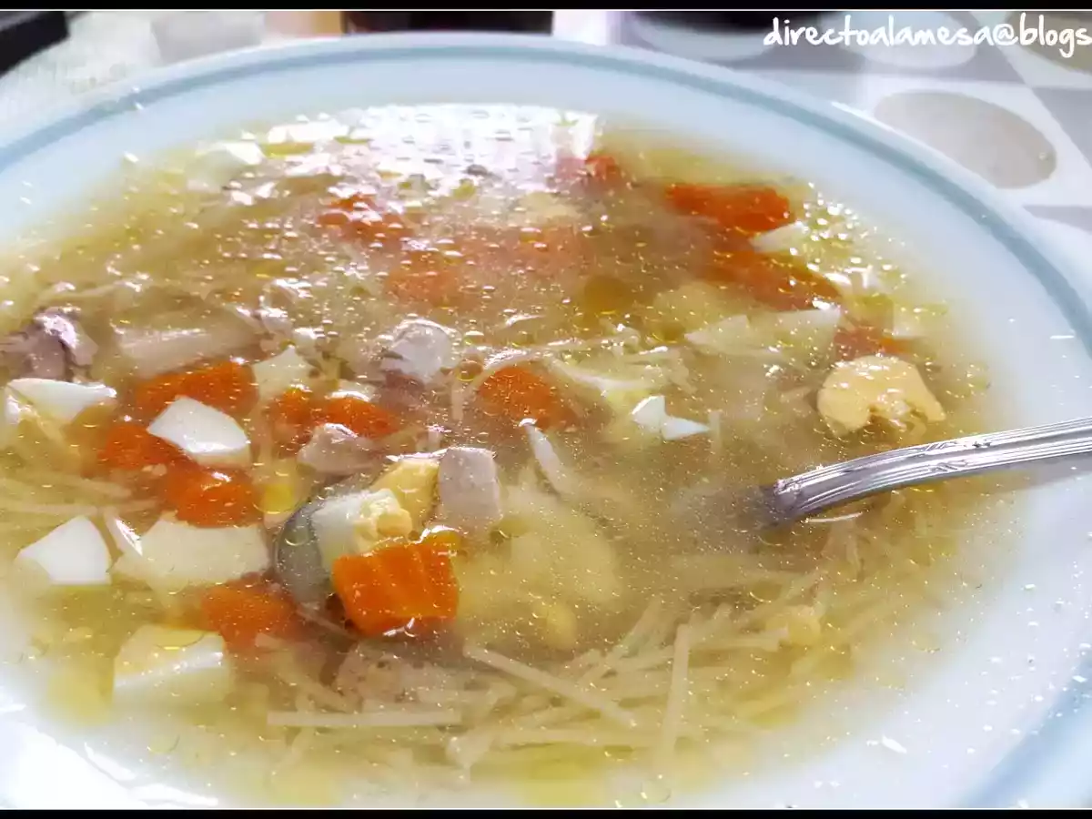 Sopa de picadillo de Paula - foto 4