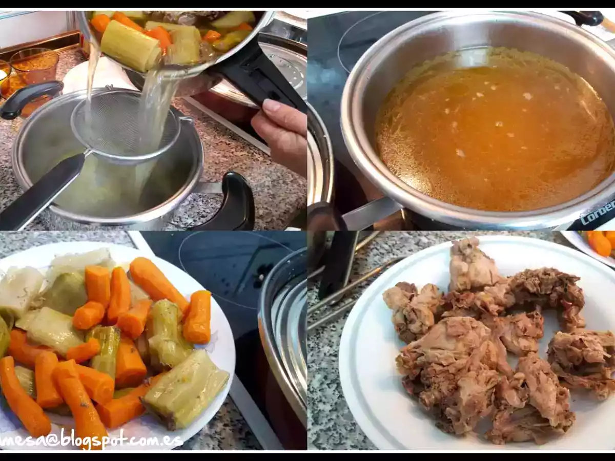 Sopa de picadillo de Paula - foto 8