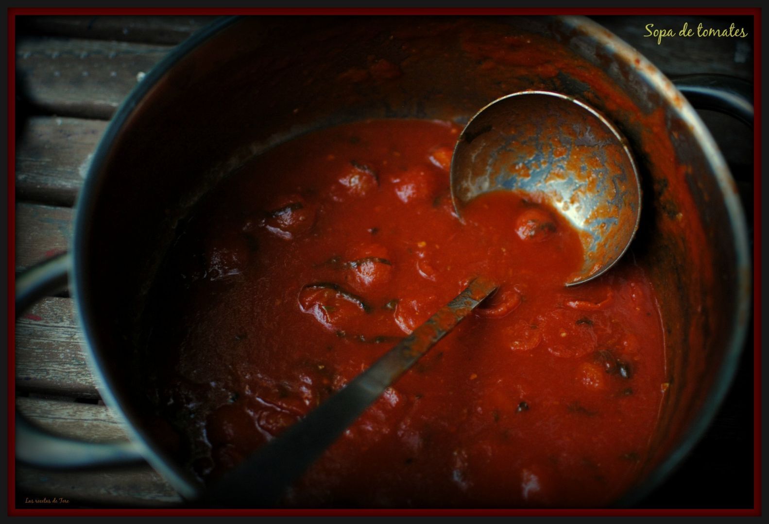 Sopa de tomate y albahaca - Receta Petitchef