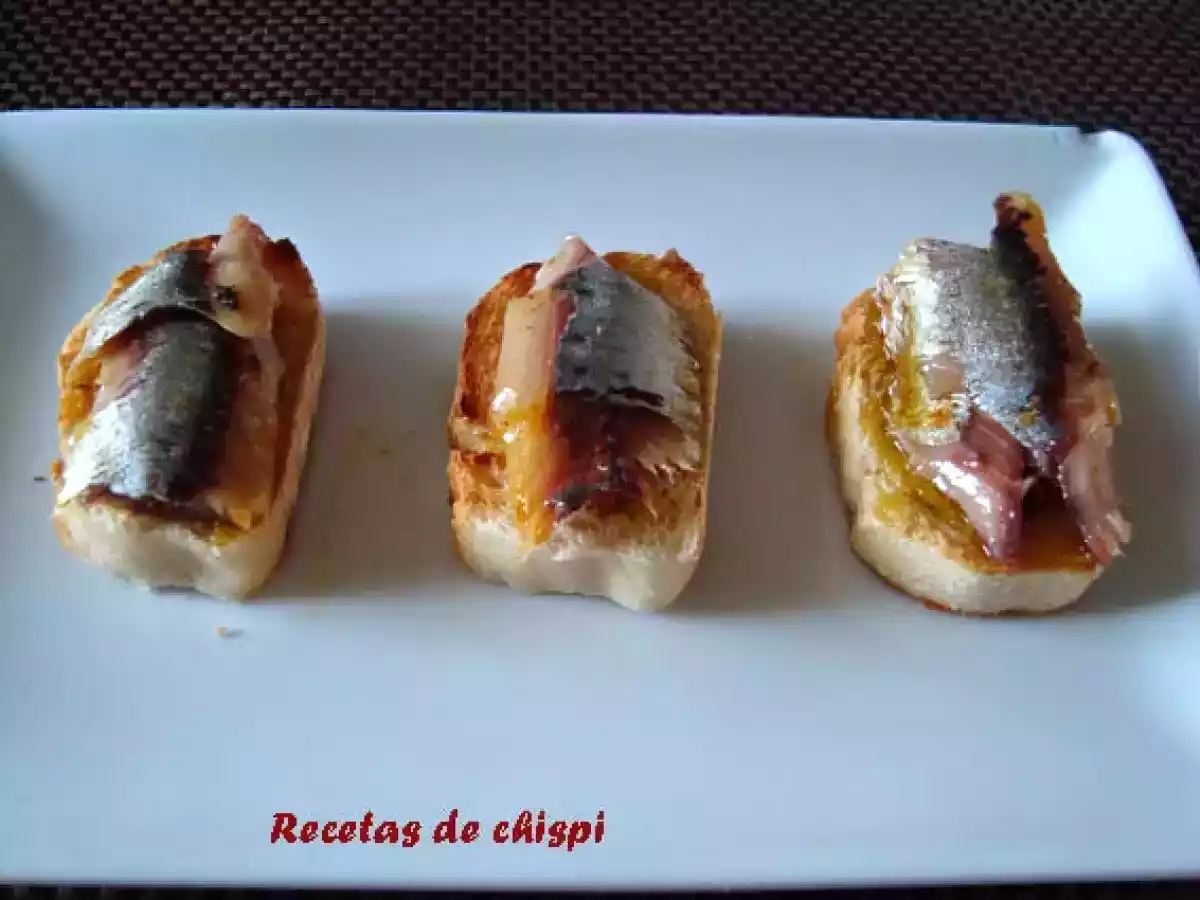 Tapa de sardina vieja