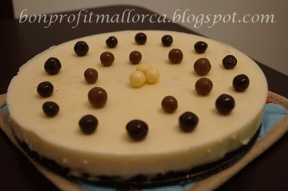 Tarta de chocolate blanco - Receta Petitchef