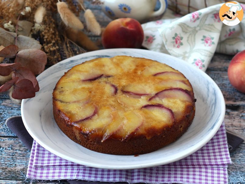 Tarta de melocotón suave y esponjosa - foto 2