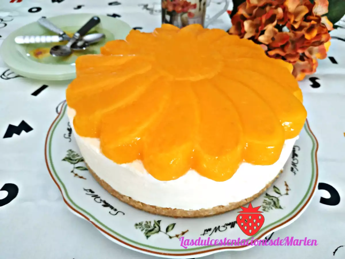 Tarta de Melocotón y Coco