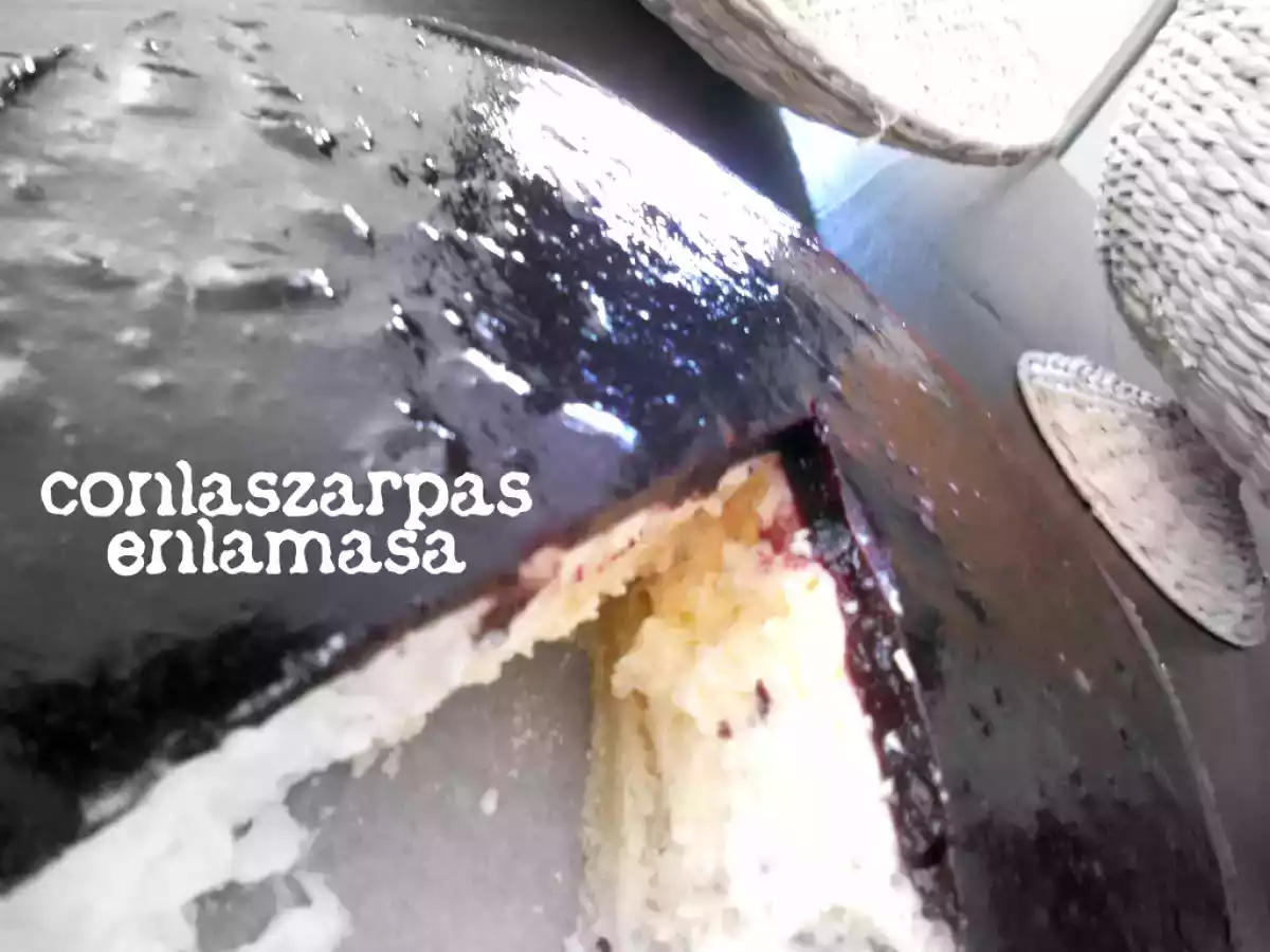 Tarta de queso con arándanos (sin horno) - foto 2