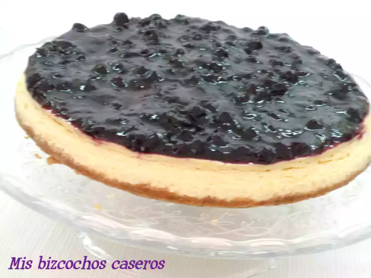 Tarta de queso y grosellas negras (en el microondas) - foto 2