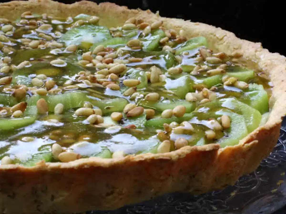 Tartaleta de kiwi y queso cremoso