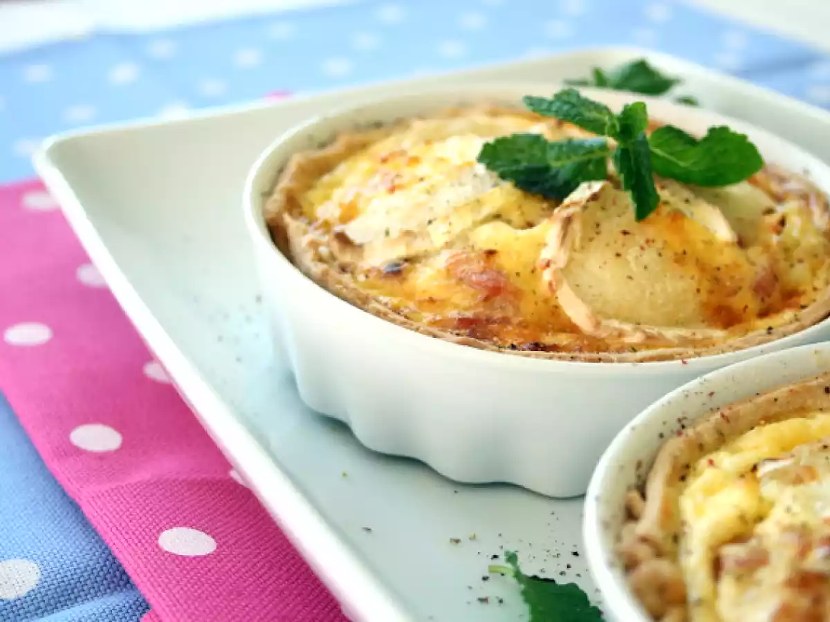 Tartaletas saladas de bacon y queso - foto 3