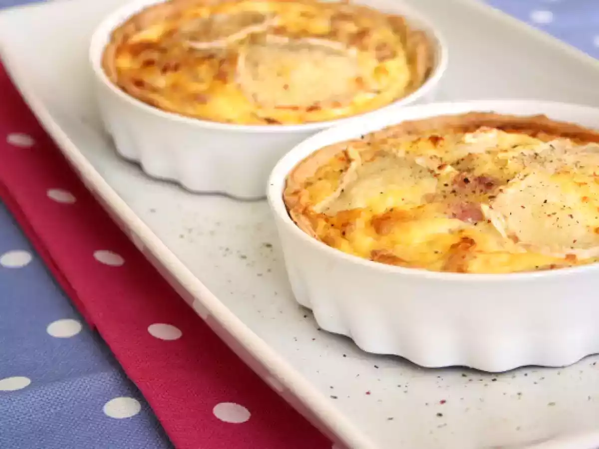 Tartaletas saladas de bacon y queso - foto 4