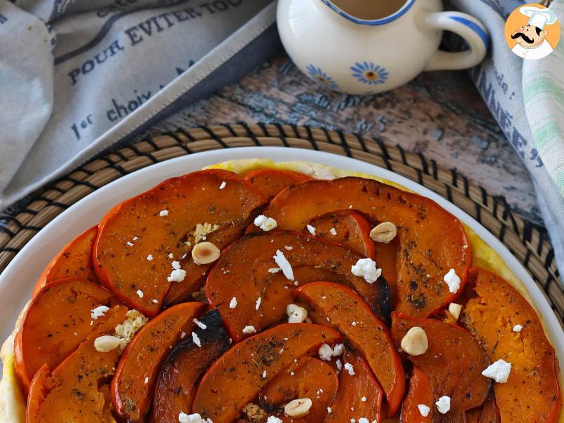 Tatin de calabaza con queso de cabra y miel - foto 7