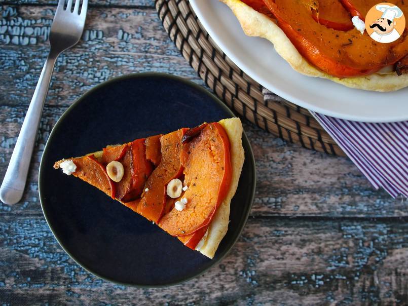 Tatin de calabaza con queso de cabra y miel - foto 8