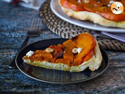 Tatin de calabaza con queso de cabra y miel - foto 3