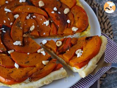 Tatin de calabaza con queso de cabra y miel - foto 4