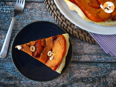 Tatin de calabaza con queso de cabra y miel - foto 8