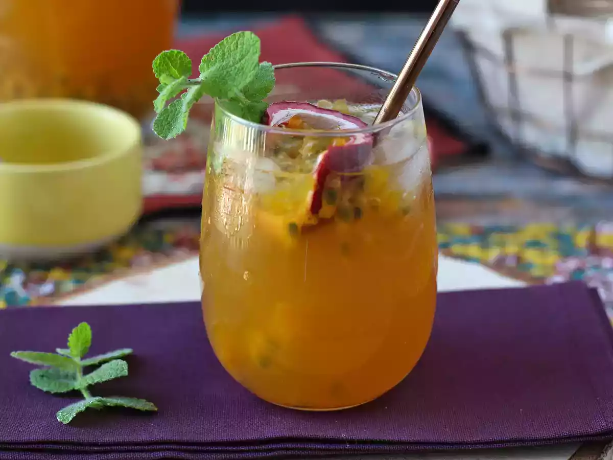 Té helado de fruta de la pasión, la bebida perfecta para el verano - foto 3