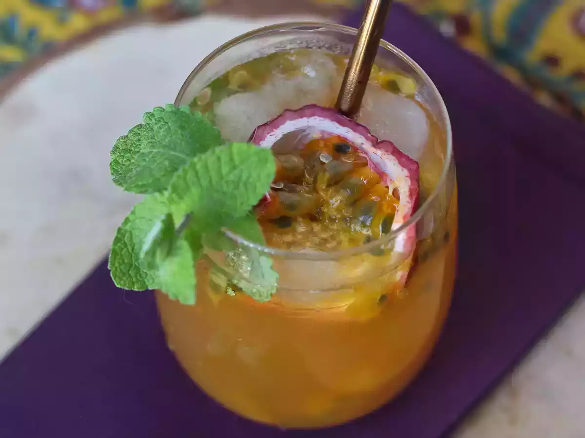 Té helado de fruta de la pasión, la bebida perfecta para el verano - foto 4