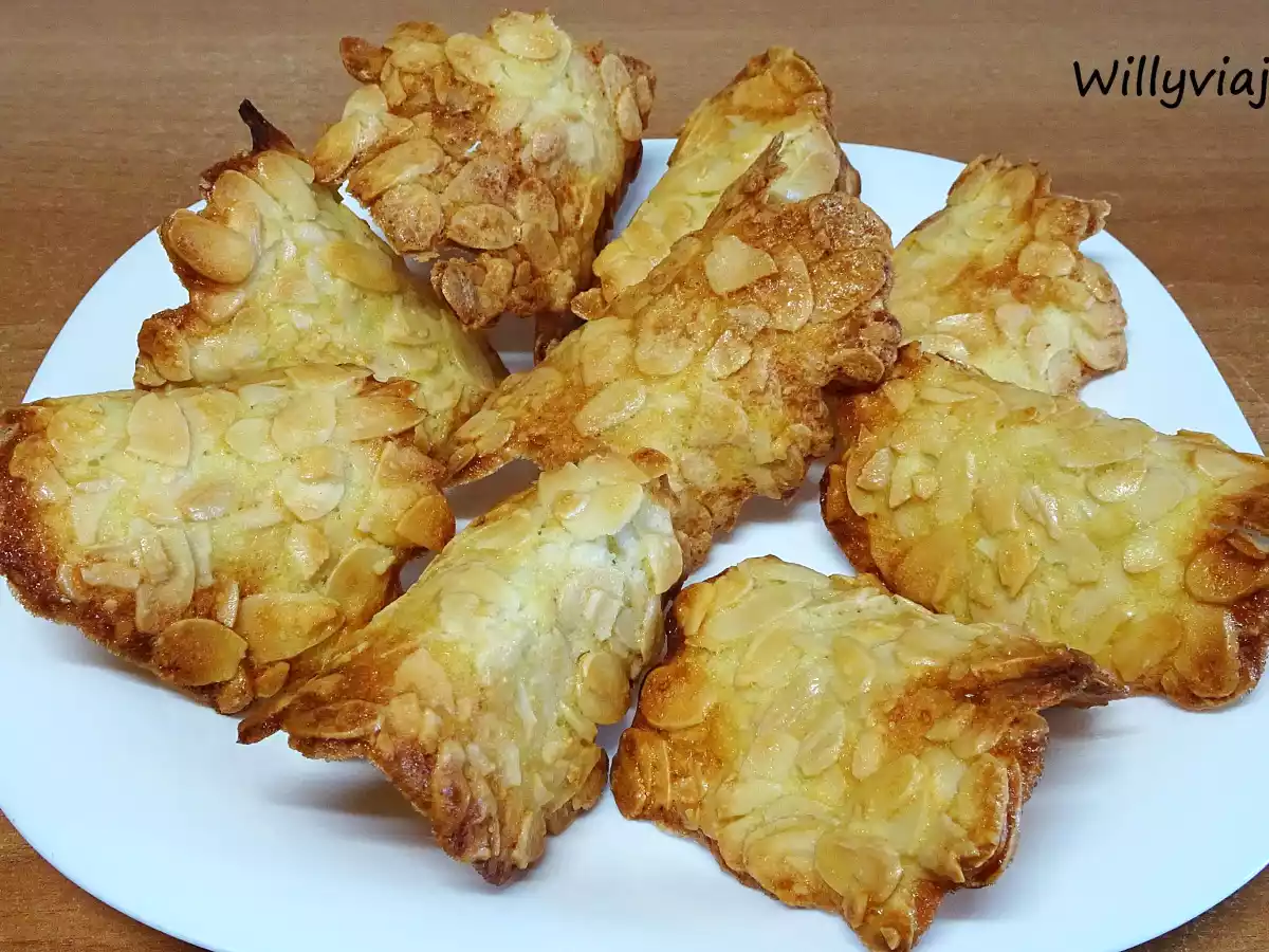 Tejas de almendra laminada