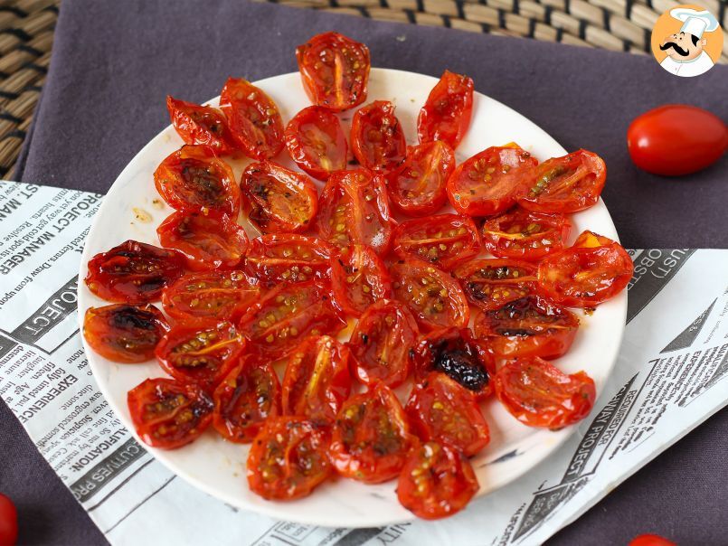 Tomates cherry confitados en la freidora de aire - foto 4