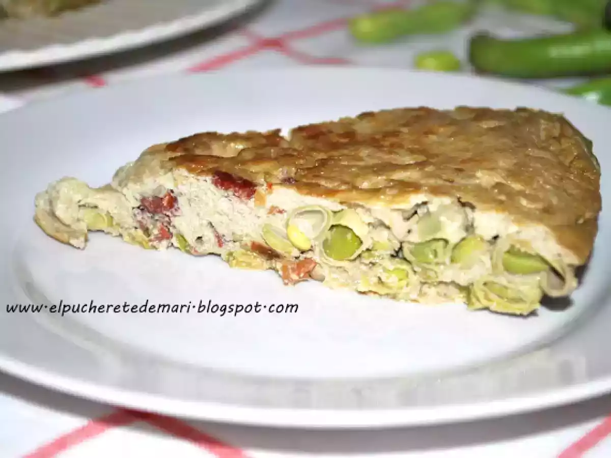 Tortilla de habas tiernas - foto 3
