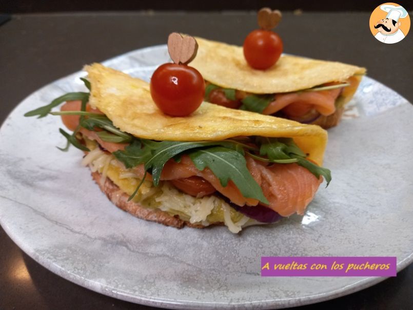 Tosta de tortilla rellena - foto 3