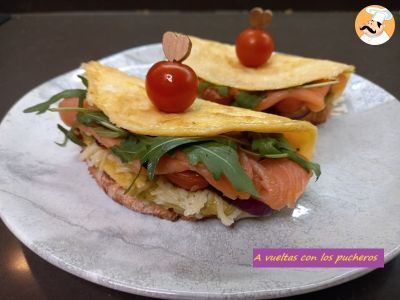 Tosta de tortilla rellena - foto 3