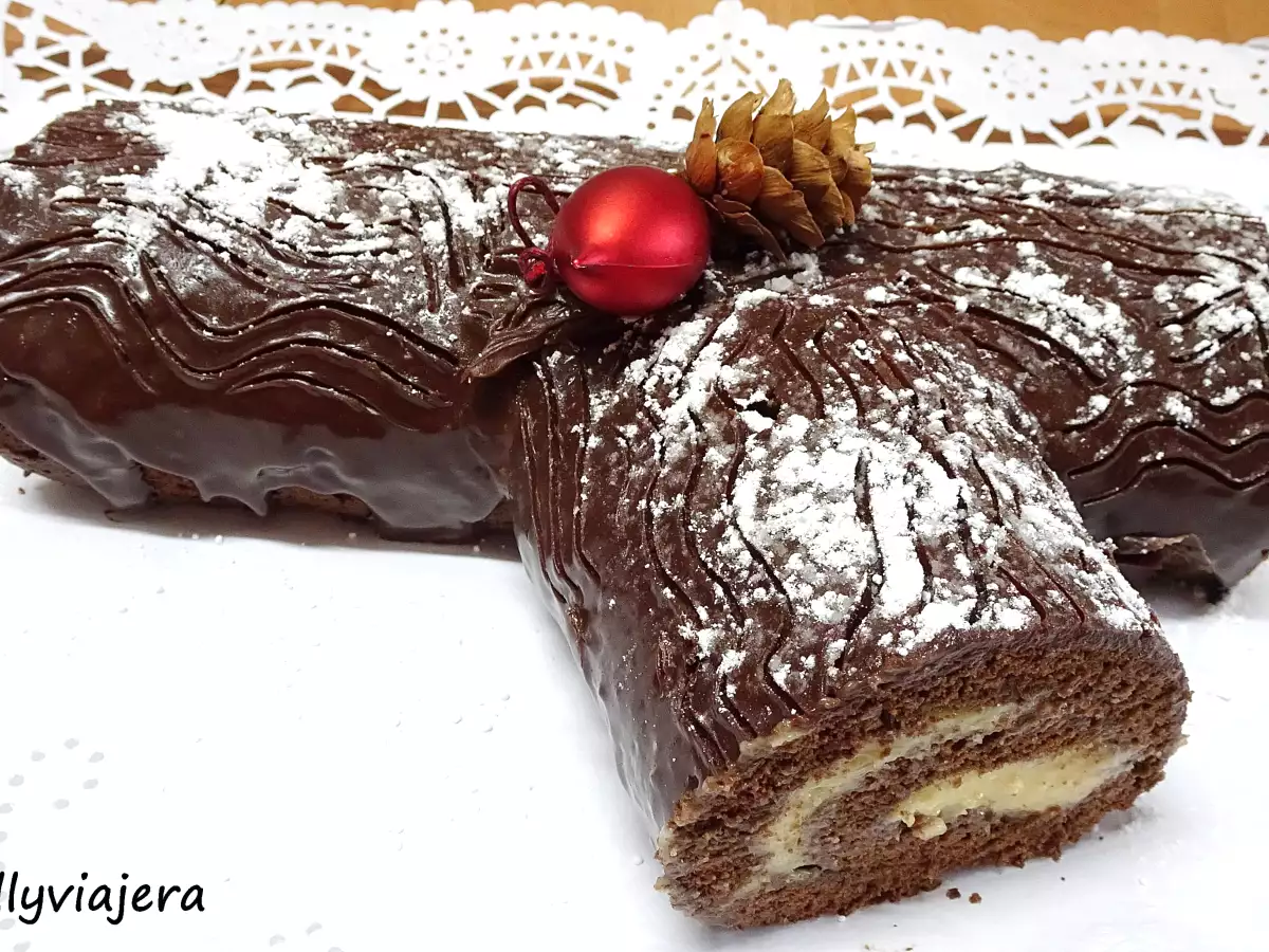 Tronco de Navidad de avellana - foto 2