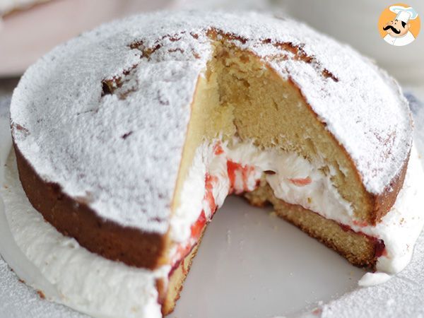 Victoria sponge cake - Receta Petitchef