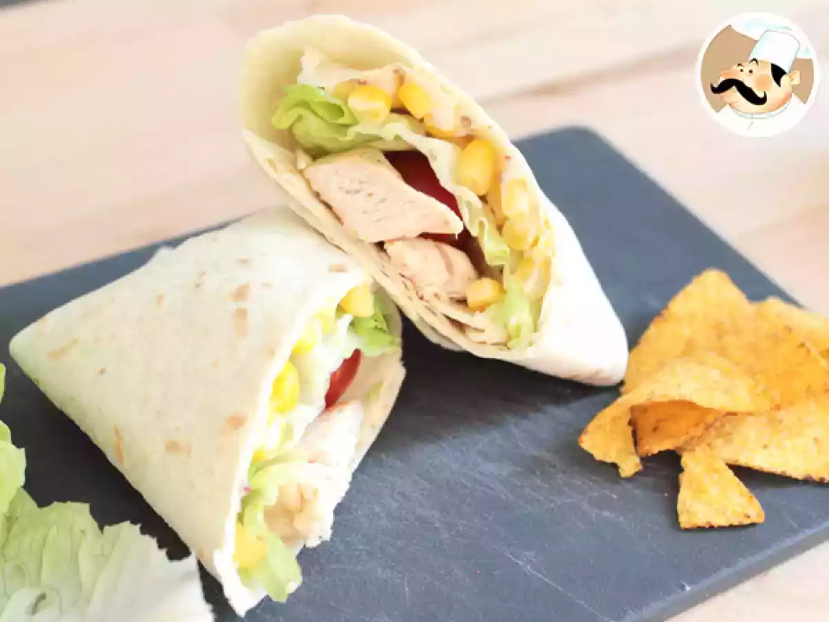 Wrap de pollo o fajita de pollo light - foto 2