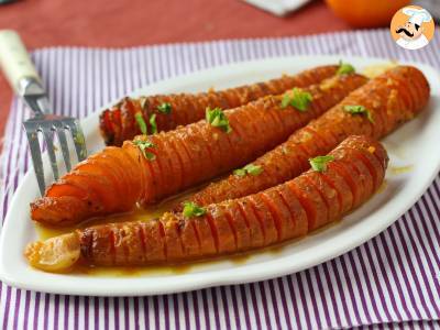 Zanahorias asadas con miel y clementinas